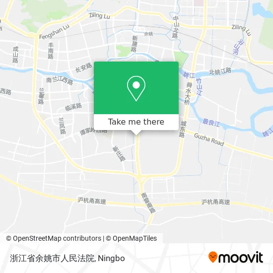 浙江省余姚市人民法院 map