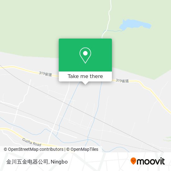 金川五金电器公司 map