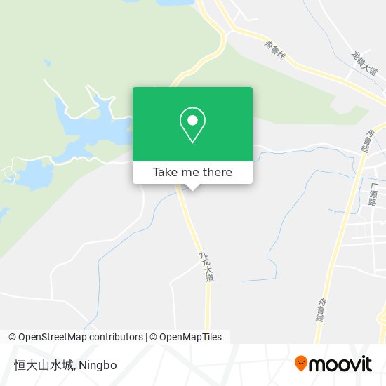恒大山水城 map