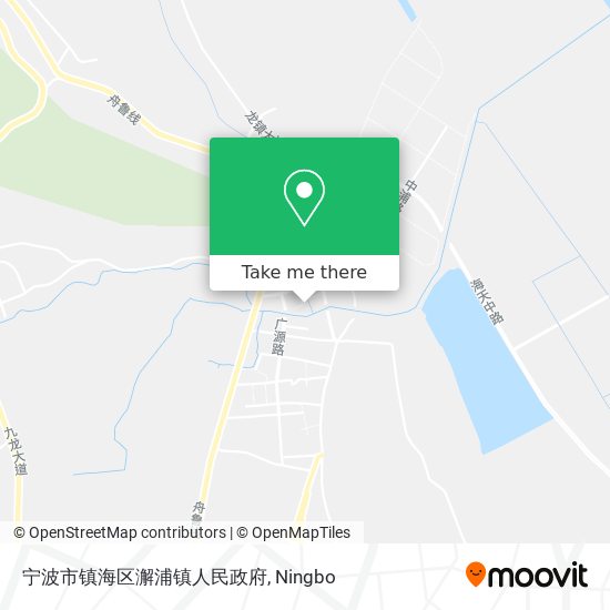 宁波市镇海区澥浦镇人民政府 map