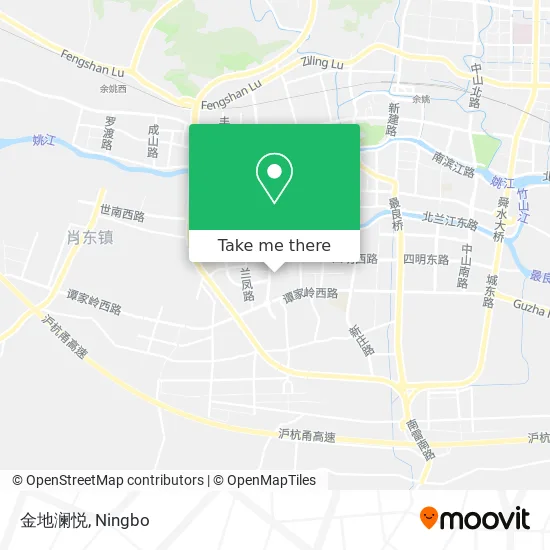 金地澜悦 map