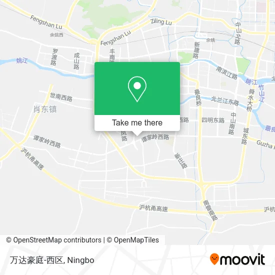 万达豪庭-西区 map