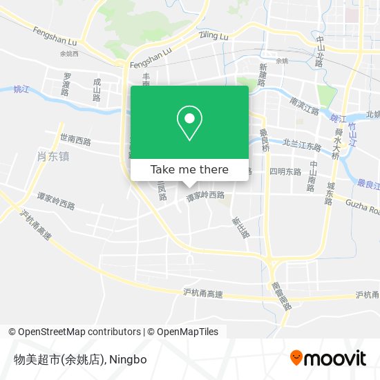 物美超市(余姚店) map