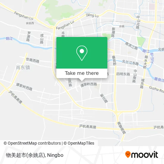 物美超市(余姚店) map