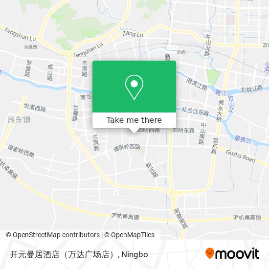 开元曼居酒店（万达广场店） map