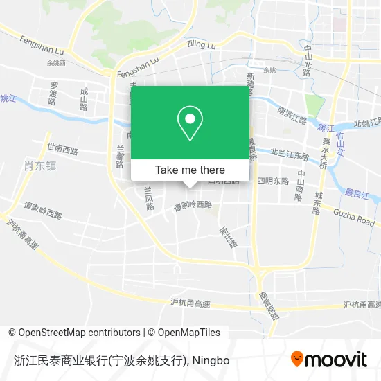 浙江民泰商业银行(宁波余姚支行) map