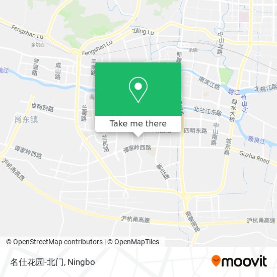 名仕花园-北门 map