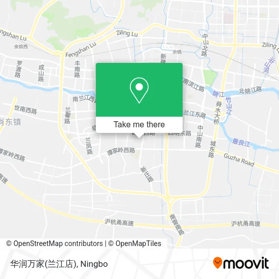 华润万家(兰江店) map