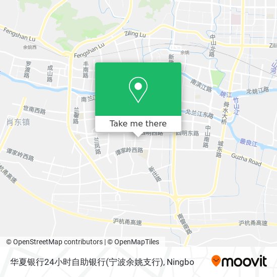 华夏银行24小时自助银行(宁波余姚支行) map