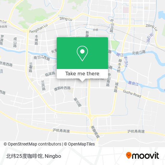 北纬25度咖啡馆 map
