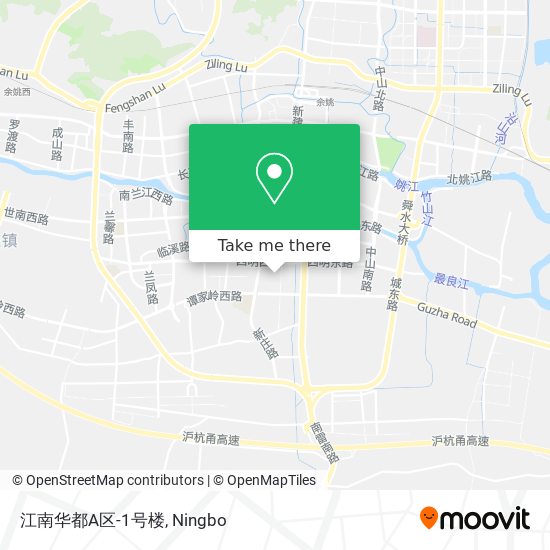 江南华都A区-1号楼 map