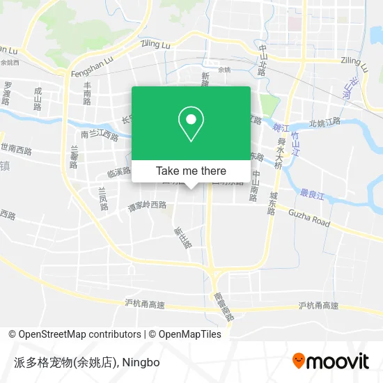 派多格宠物(余姚店) map