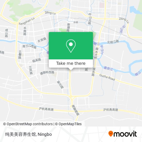 纯美美容养生馆 map