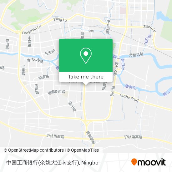 中国工商银行(余姚大江南支行) map