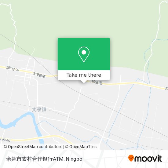 余姚市农村合作银行ATM map