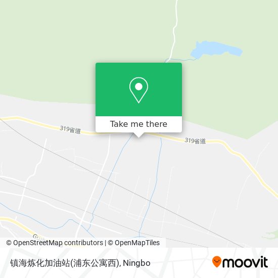 镇海炼化加油站(浦东公寓西) map
