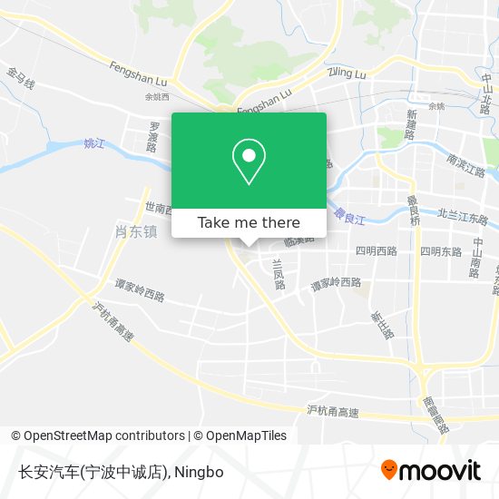 长安汽车(宁波中诚店) map