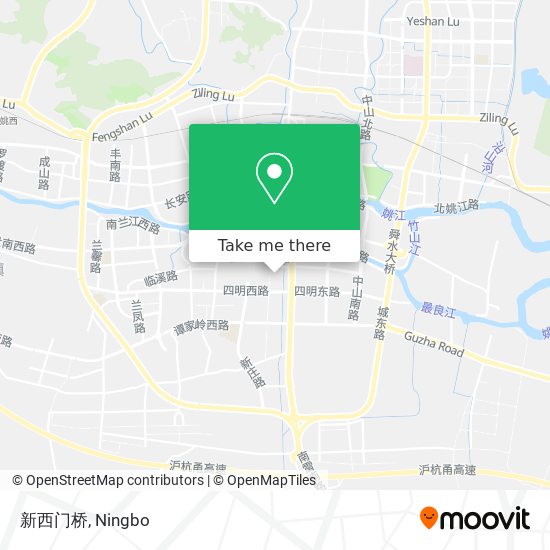 新西门桥 map