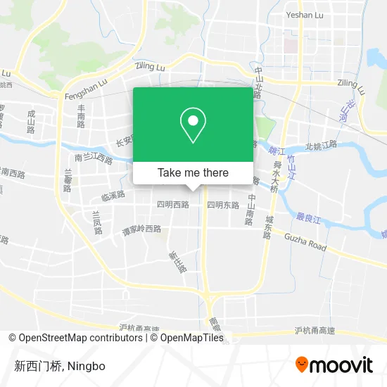 新西门桥 map