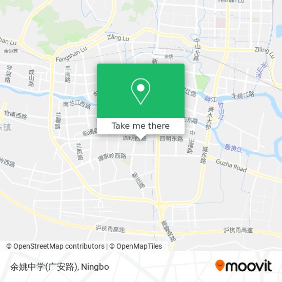 余姚中学(广安路) map