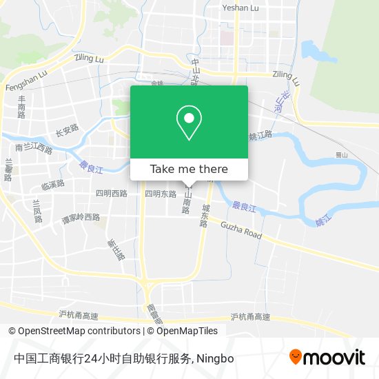 中国工商银行24小时自助银行服务 map