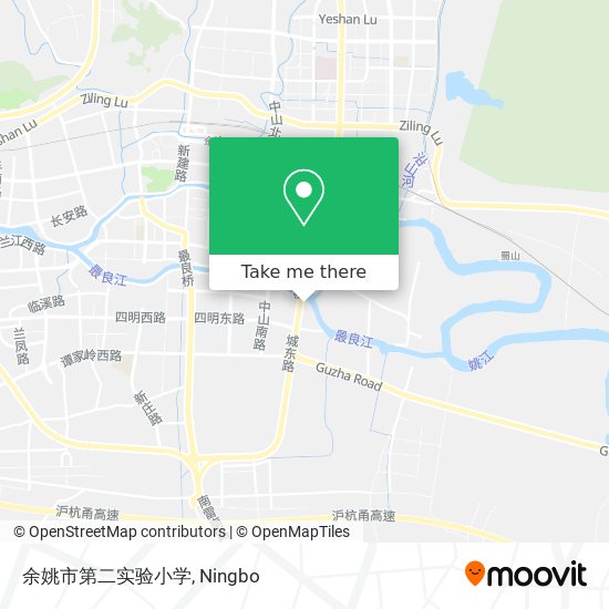 余姚市第二实验小学 map