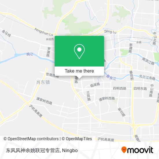 东风风神余姚联冠专营店 map
