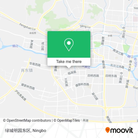绿城明园东区 map