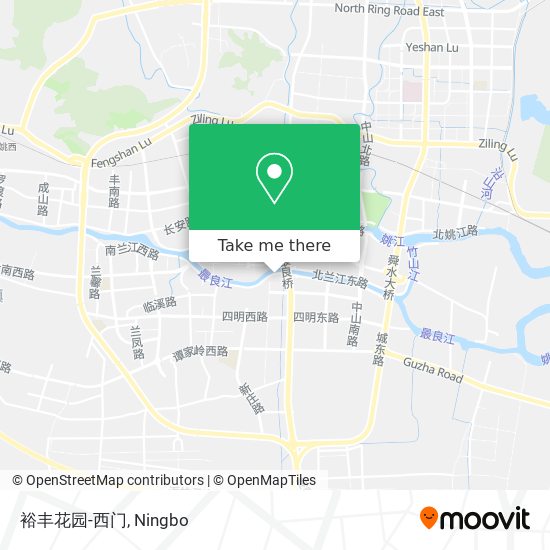 裕丰花园-西门 map