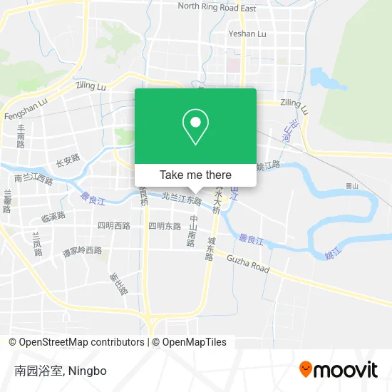 南园浴室 map