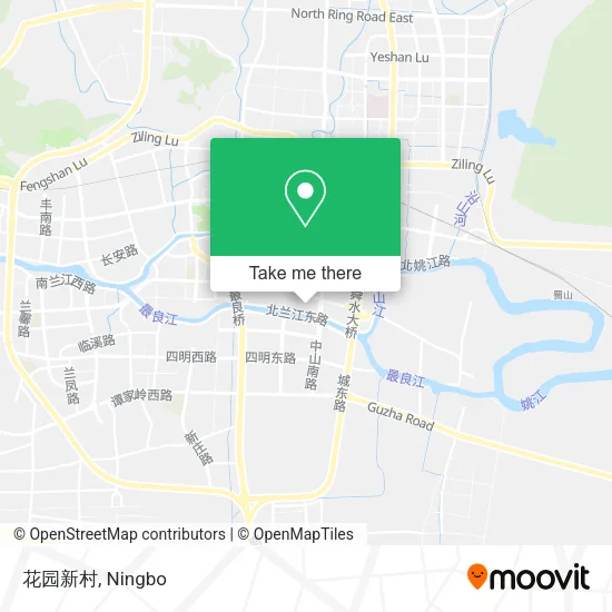 花园新村 map