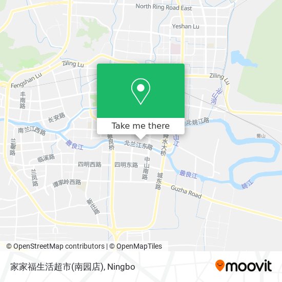 家家福生活超市(南园店) map