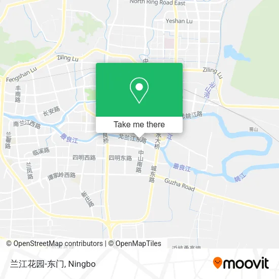 兰江花园-东门 map