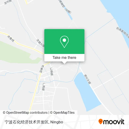 宁波石化经济技术开发区 map