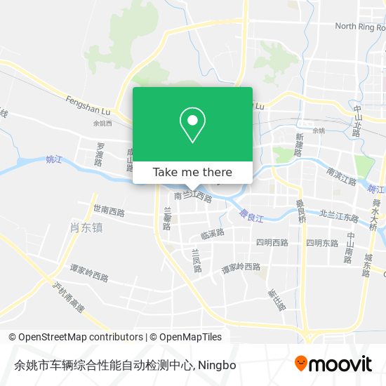 余姚市车辆综合性能自动检测中心 map