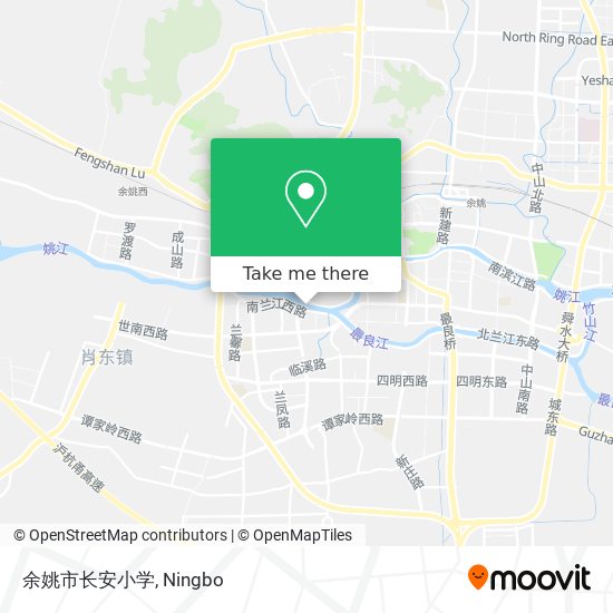 余姚市长安小学 map