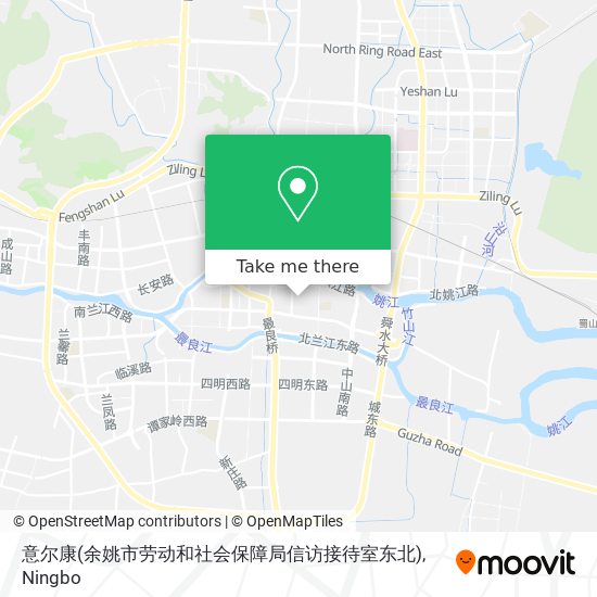 意尔康(余姚市劳动和社会保障局信访接待室东北) map