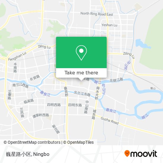 巍星路小区 map