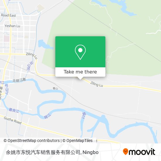 余姚市东悦汽车销售服务有限公司 map