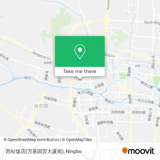 西站饭店(万基国贸大厦南) map