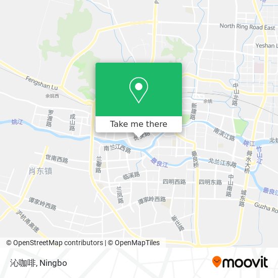 沁咖啡 map