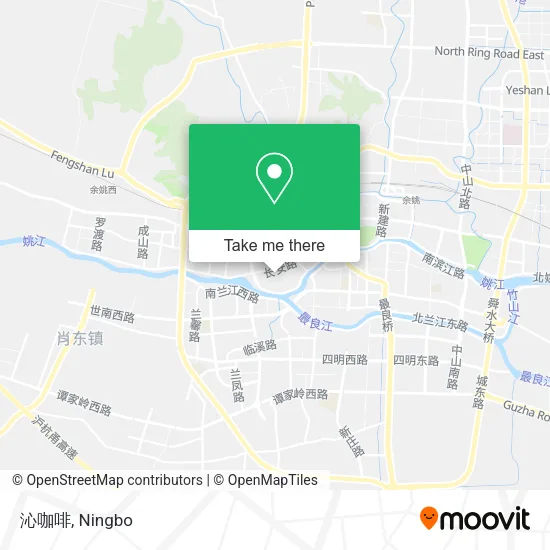 沁咖啡 map