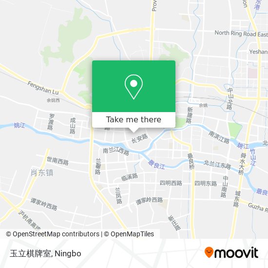 玉立棋牌室 map