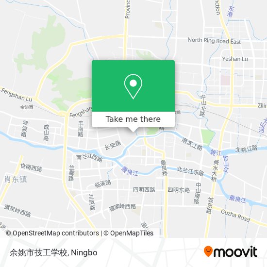 余姚市技工学校 map
