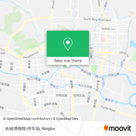 余姚博物馆-停车场 map