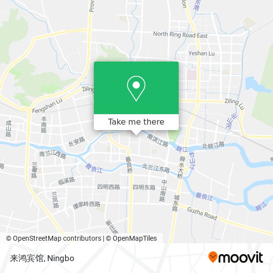 来鸿宾馆 map