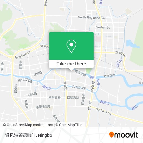 避风港茶语咖啡 map