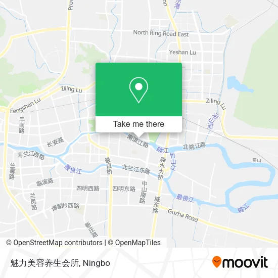 魅力美容养生会所 map