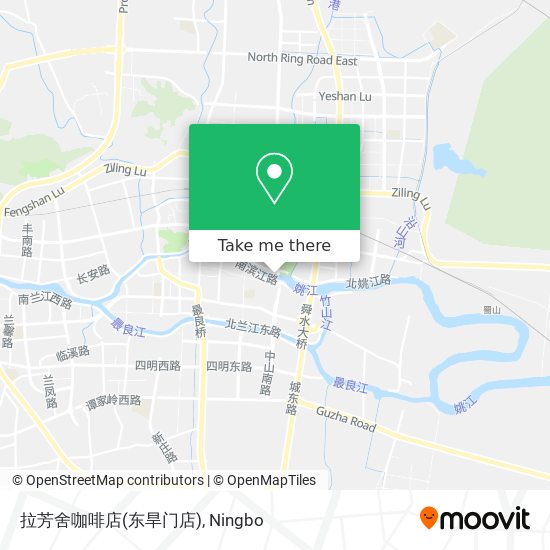 拉芳舍咖啡店(东旱门店) map