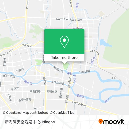 新海阔天空洗浴中心 map